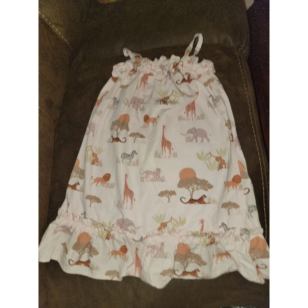 Gymboree safari dress lion zebra giraffe cheetah size 8